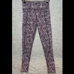 Victoria’s Secret Sport VS Size S Total Knockout Tight Legging Purple Patterned